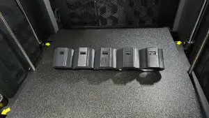 5 bay Paslode Battery wall mount Holder