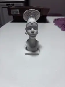 African woman bust