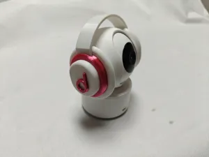 Xiaomi camera, plush toy decorated headphones