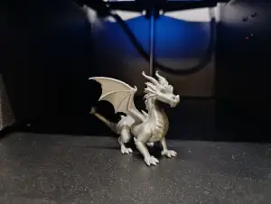 Cute Baby Dragon Figurine – Fantasy Miniature 3D Print STL