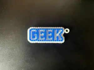 Geek flexy keychain