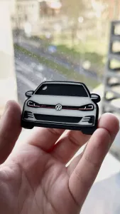 Car Keychain - Volkswagen Golf 7 GTI