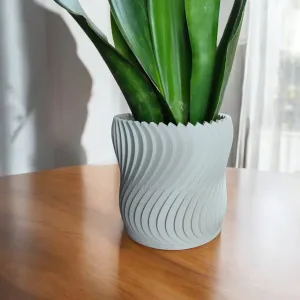 Design Plant Pot "Turbine Wheeler" - A Unique Planter