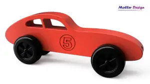 Classic car pull along toy