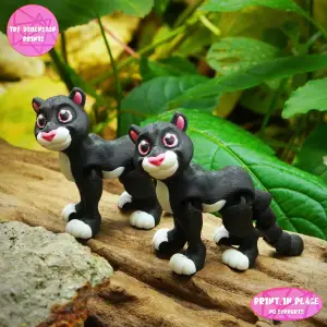 PRINT IN PLACE CUTE FLEXI BLACK PANTHER