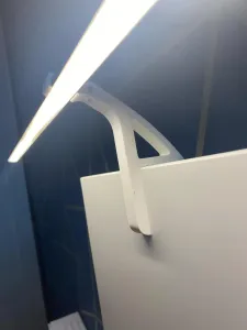 Night lamp without interfering with the furniture