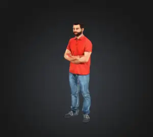 Man standing figure
