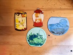 Cute Bulbasaur inside a Terrarium Portrait