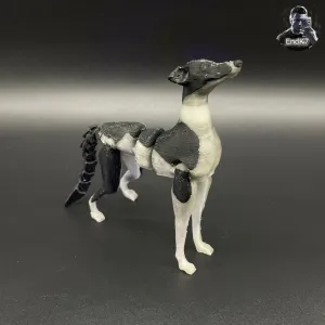 Articulated Dog - Greyhound 🐶Print in Place - no supports