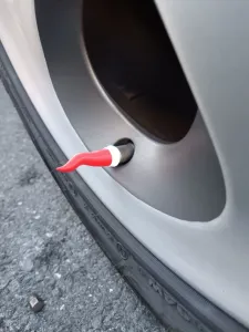 Horn-shaped lucky charm valve caps for tuning