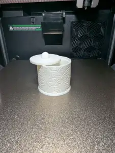 Vanity Box for Face Pads