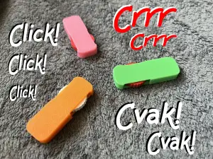 Click click minimalist thing, fidget clicker