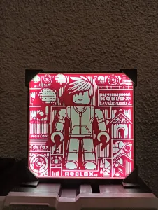 Roblox Based Lamp (DIY) With Easy Solution To Change Front !