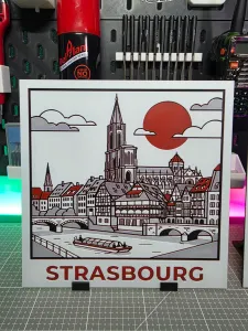 Strasbourg - Hueforge - 4 Colors