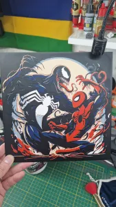 Venom Vs Spider-Man Hueforge