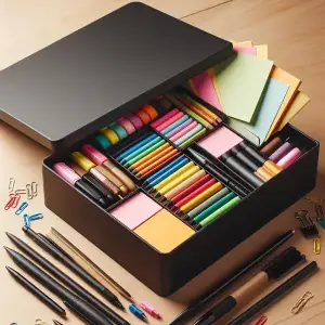 Organizer Box with Lid - Sturdy Storage Solution