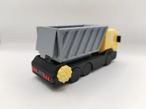 Dump Truck - Rotative dumpster - Print in place parts