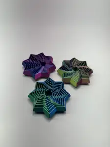 8-Sided Fidget Star - Ultimate Collapsible Desk Toy!
