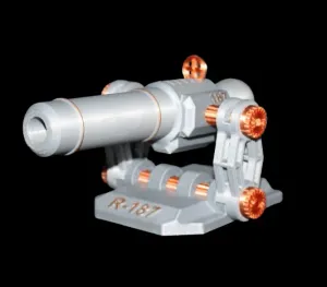 Functional Mini Cannon - Spring Design (not a gun)
