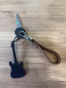 Electric Guitar Keychain
