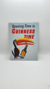Vintage Guinness advertising poster 01 - Hueforge