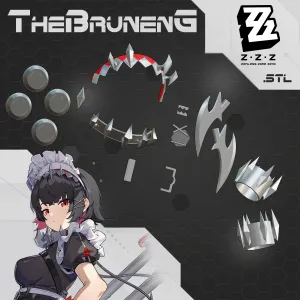 Ellen Joe accessories set ZZZ Zenless Zone Zero cosplay