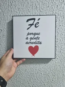 Decorative pictures: Faith - Because we believe