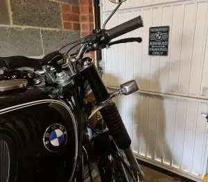 Easy Print BMW Airhead R60 R80 R100 Motorcycle Parking Sign