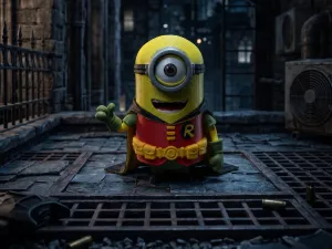 🐦 Robin Minion — DC Crime Fighter Mashup Fanart