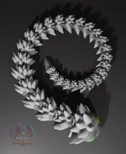 Slither the Articulated Dragon Snake