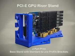 GPU Riser Vertical Stand with Brackets