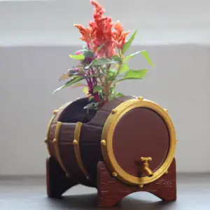 Planter Barrel Vintage