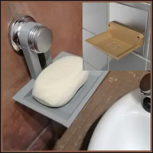 Modern Soap dish for mounting (NO SUPPORTS) and for 40mm tap