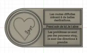 organiseur de bureau JE T AIME