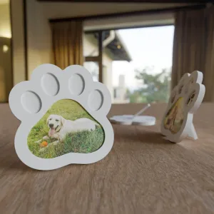 Frame dog paw print