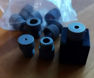 Drilling guide round bars