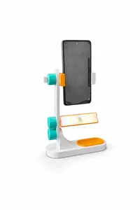 wireless lamp with smartphone arm
