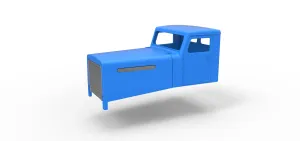 Cab of Vintage GATR Racing Semi truck Scale 1:25