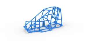 Frame of Pavement 600 Micro sprint car Scale 1:25