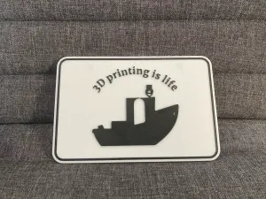 3D printing is life (benchy)