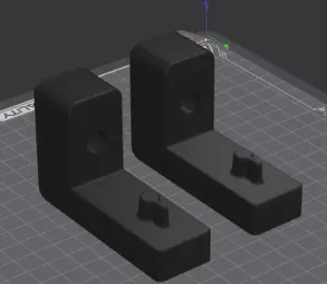 Wall brackets for Samsung T-400 soundbar