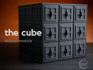 the cube · drawer module