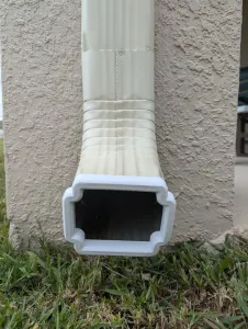 Downspout Gutter Guard 3" x 4" (set of 2 - Oval and Fitted)