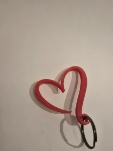 Heart keychain