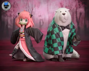 Anya Forger X Demon Slayer - Anime Figure for 3D printing
