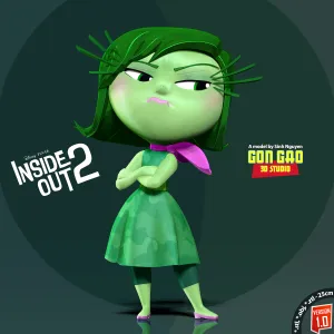 Disgust - Inside Out 2 Fanart