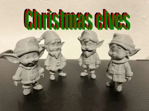 Christmas elves, dwarves, Santa's helpers