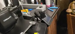 Ender 3 V3 SE Camera reverse holder long Nebula (clear)