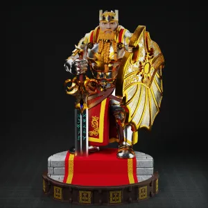 Artur Pendragon Dwarf - Tabletop Mini