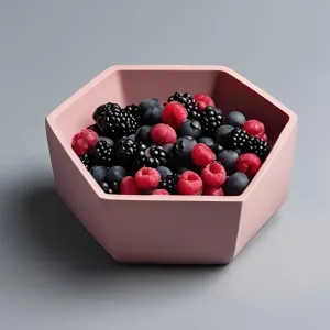 Hexagonal Bowl – Cute, Modern Design for Keys, Coins & Food